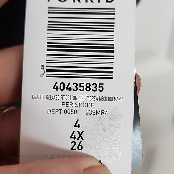 Torrid No Filter Periscope Gray Relaxed Fit Cotton Graphic Tee, NWT, 4X - Picture 4 of 6